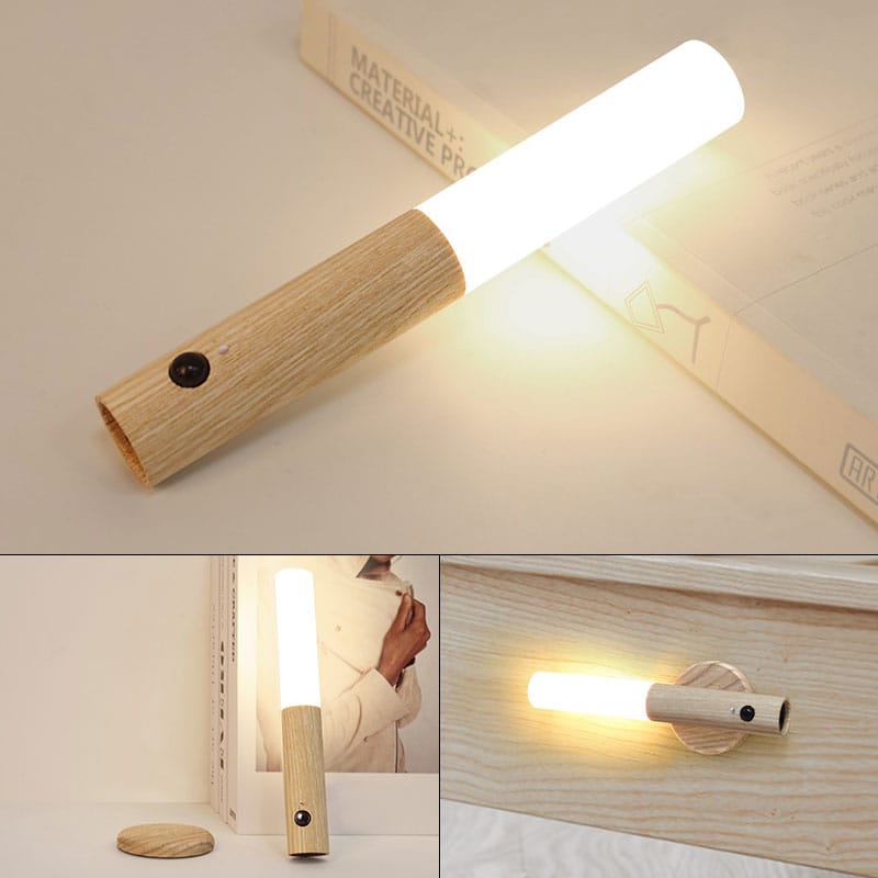 Luz LED magnética con sensor de movimiento - Recargable