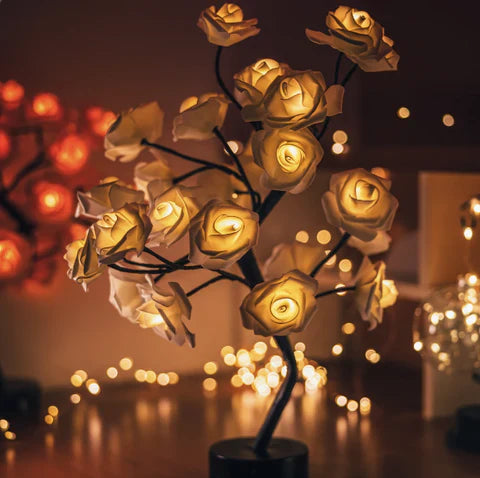 Lámpara de rosa eterna ForeverGlow
