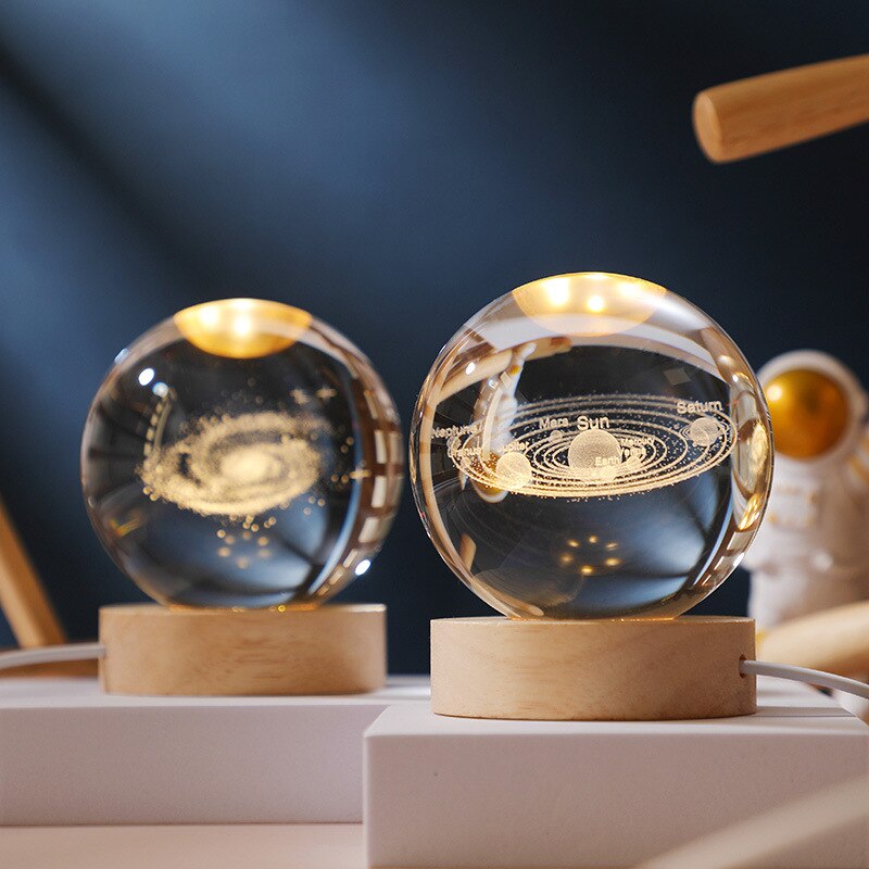 Lámpara decorativa espacial 3D - Brillo cósmico
