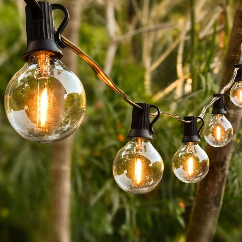 Guirnalda de luces con bombillas Bivolt impermeables para jardín - GardenLuxe