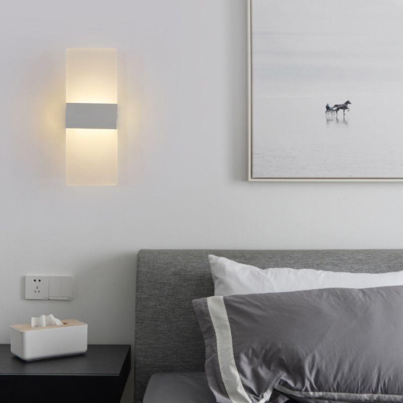 Aplique de pared acrílico minimalista