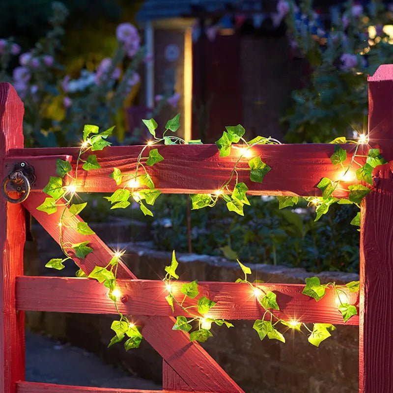 Planta decorativa con LED