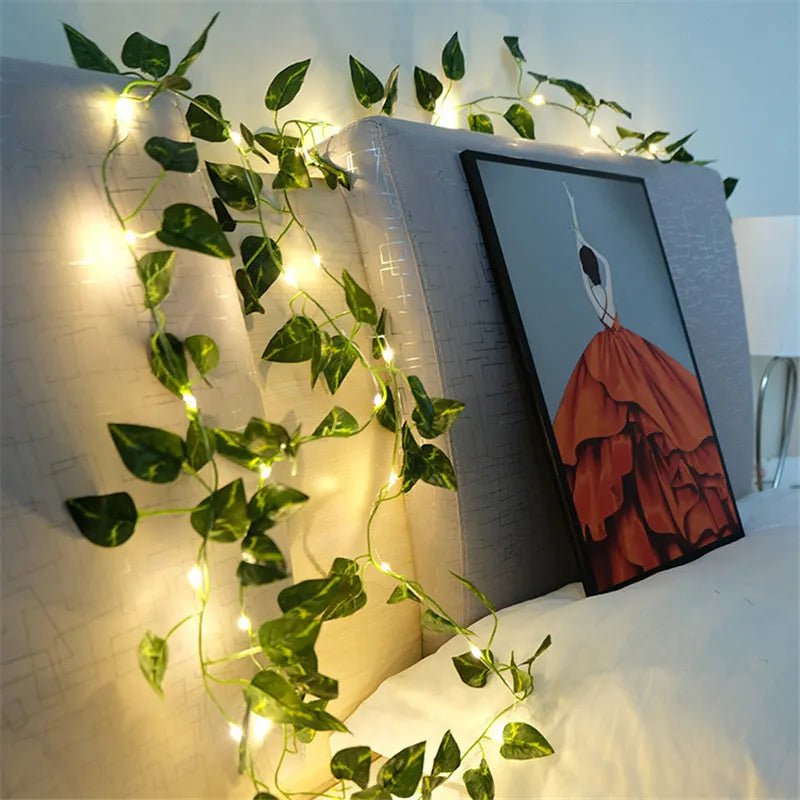 Planta decorativa con LED